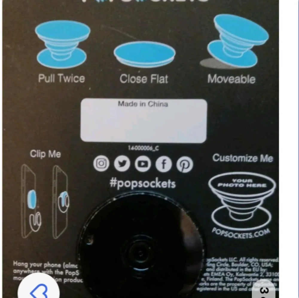 POP SOCKET American Eskimo dog grip/stand/holder cell phones & tablets NWT